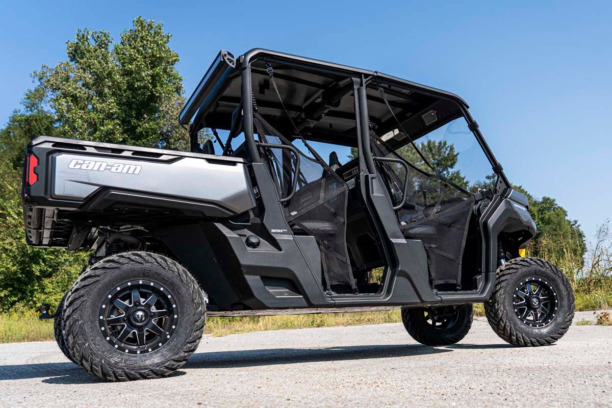 Can-Am Defender HD10 X mr with Doors Suspension Lift Kit - Front + Rear - Rough Country - 3 Inch Lift - 2023+